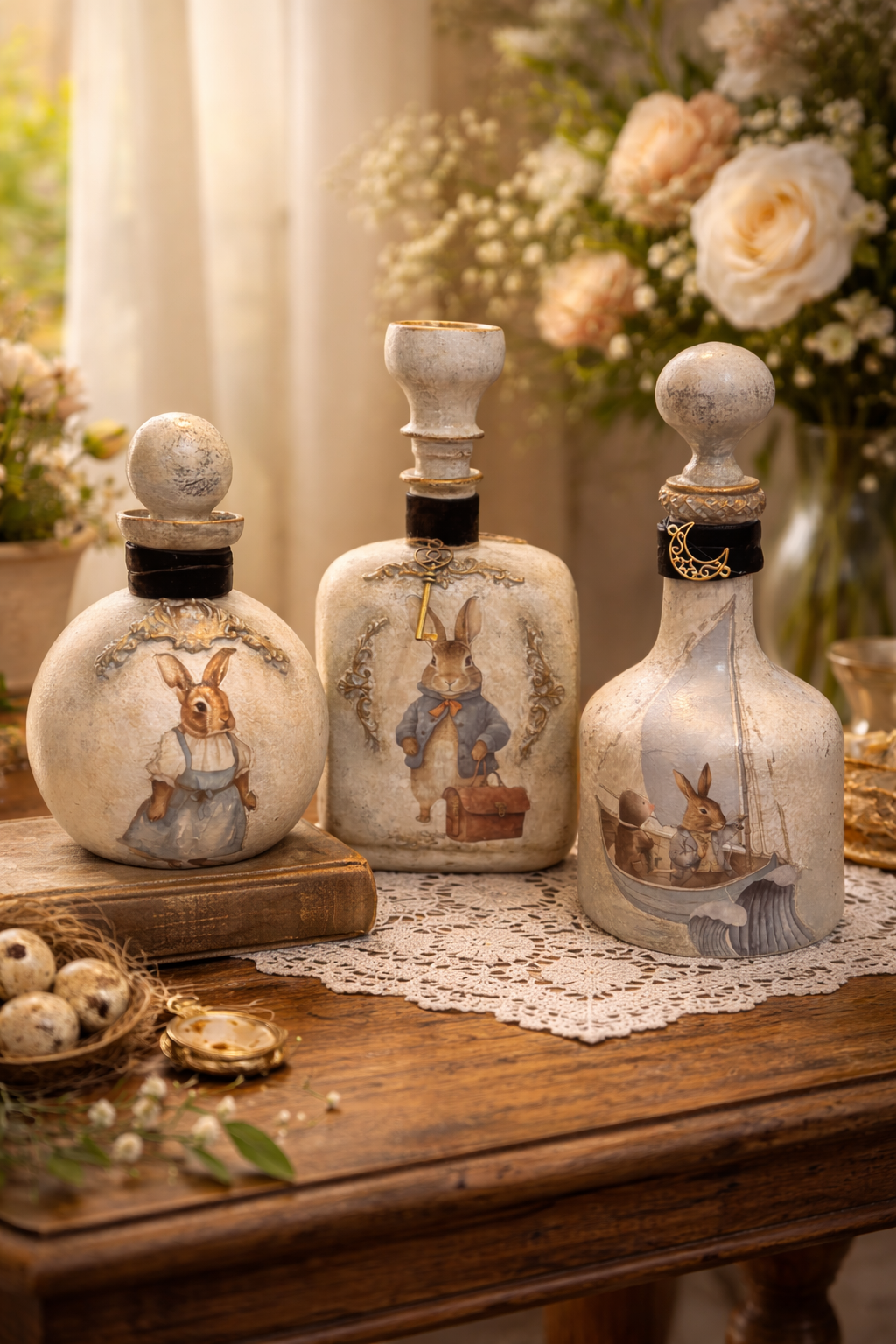 Lavender Grove Decorative Bottles