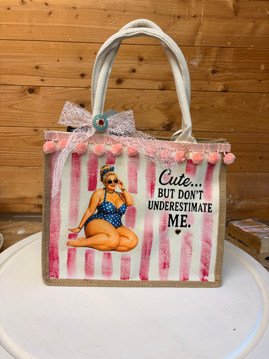 Cute But Don’t Underestimate Me Tote Bag