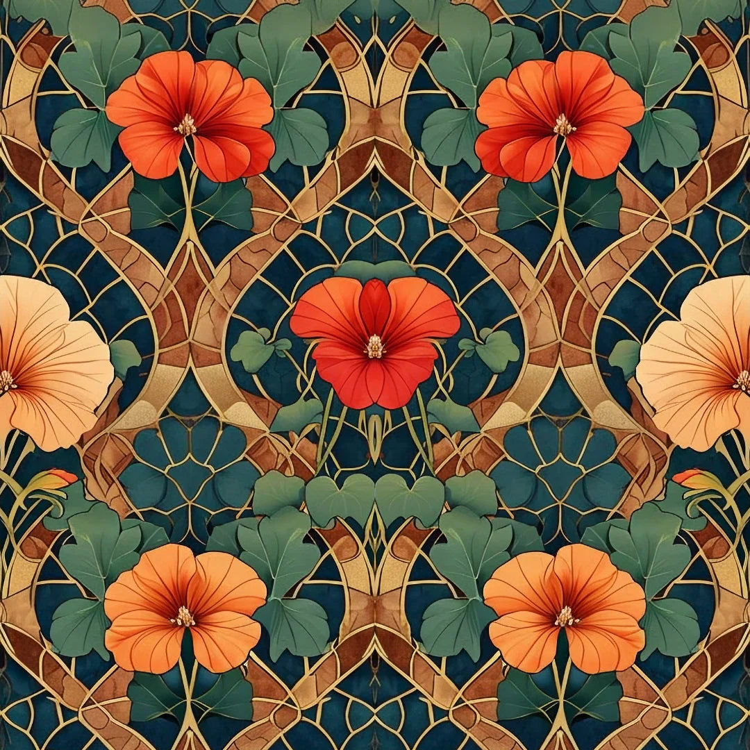 STAINED GLASS BLOSSOMS