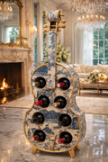 The Toile Cello - An Exquisite Upcycled Wine Rack