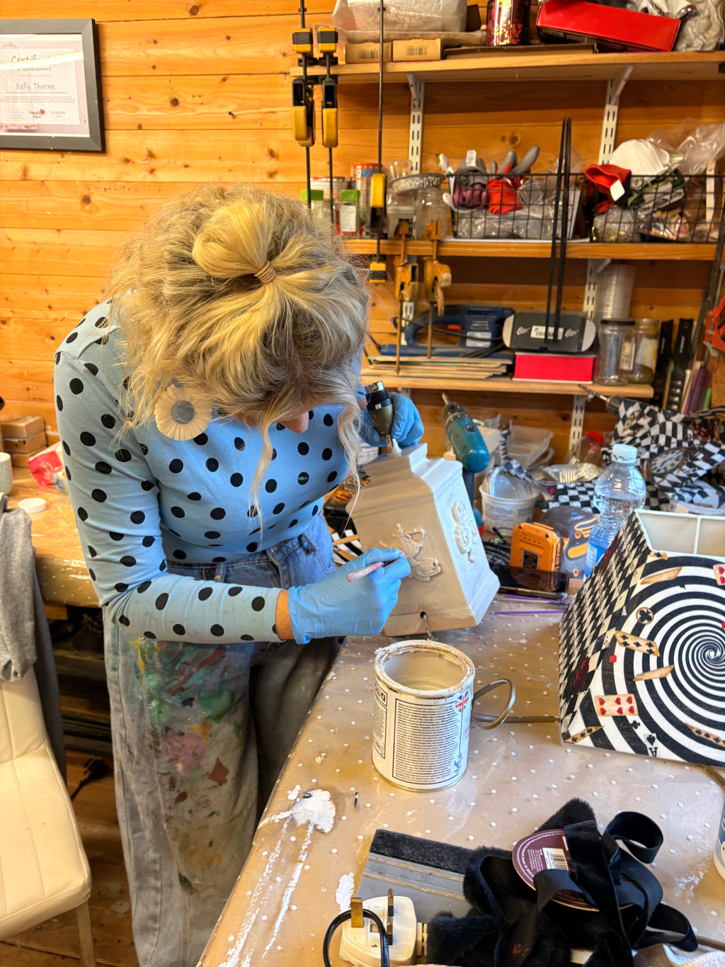 Lamp Up-Cycling Masterclass - Full Day Sunday 24th May 10-30am - 4.30/5pm approx