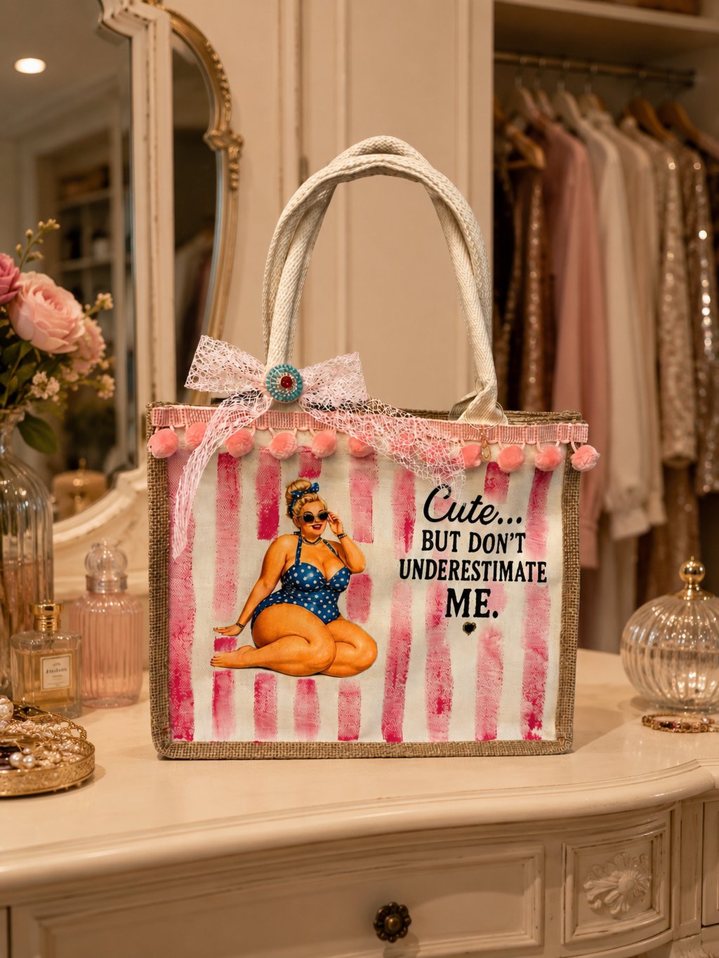Cute But Don’t Underestimate Me Tote Bag