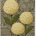 Decoupage Paper - White Hydrangea - Mint by Michelle