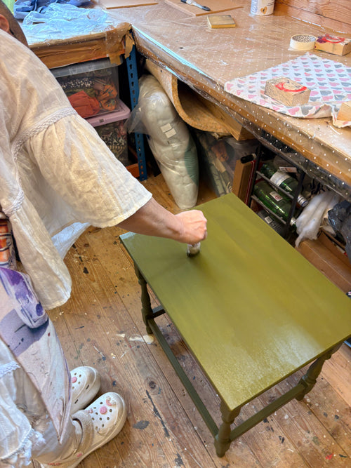 Beginner’s Upcycling Furniture Workshop -Full Day. Saturday 24th October 2026 
10.30-4.30pm