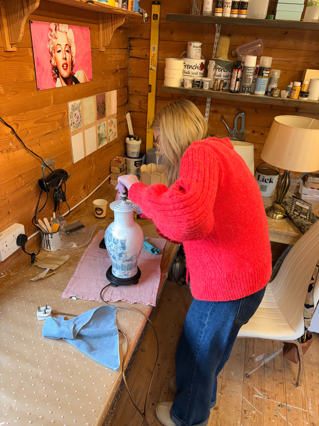 Lamp Up-Cycling Masterclass - Full Day
Saturday 31st October 9-3pm