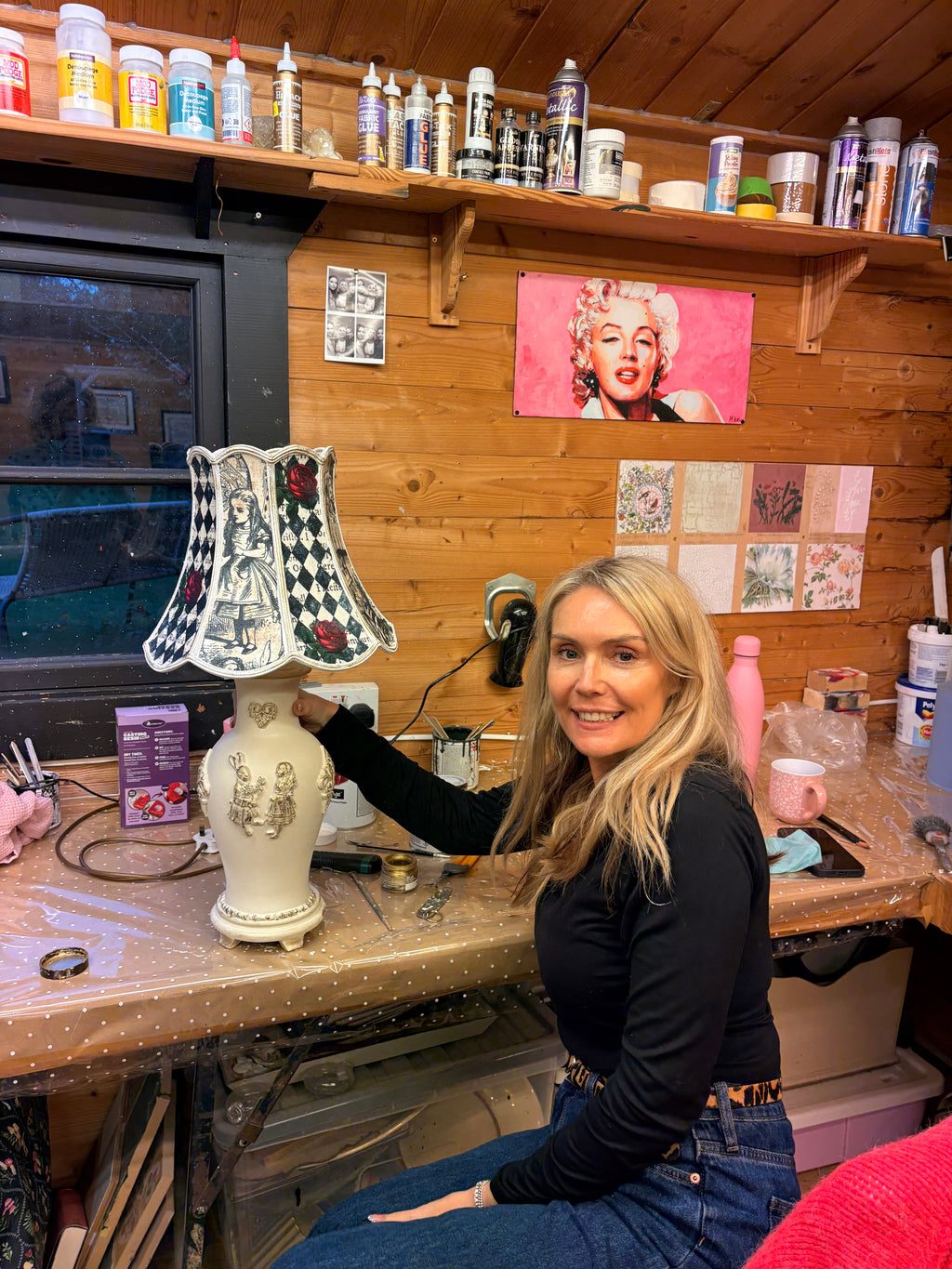 Lamp Up-Cycling Masterclass - Full Day Sunday 24th May 10-30am - 4.30/5pm approx