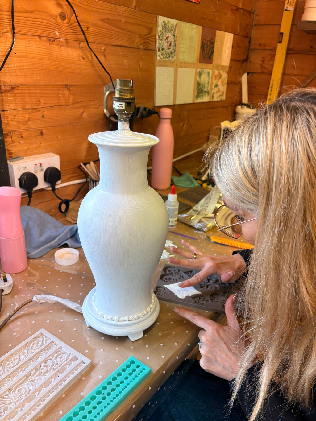 Lamp Up-Cycling Masterclass - Full Day Sunday 24th May 10-30am - 4.30/5pm approx