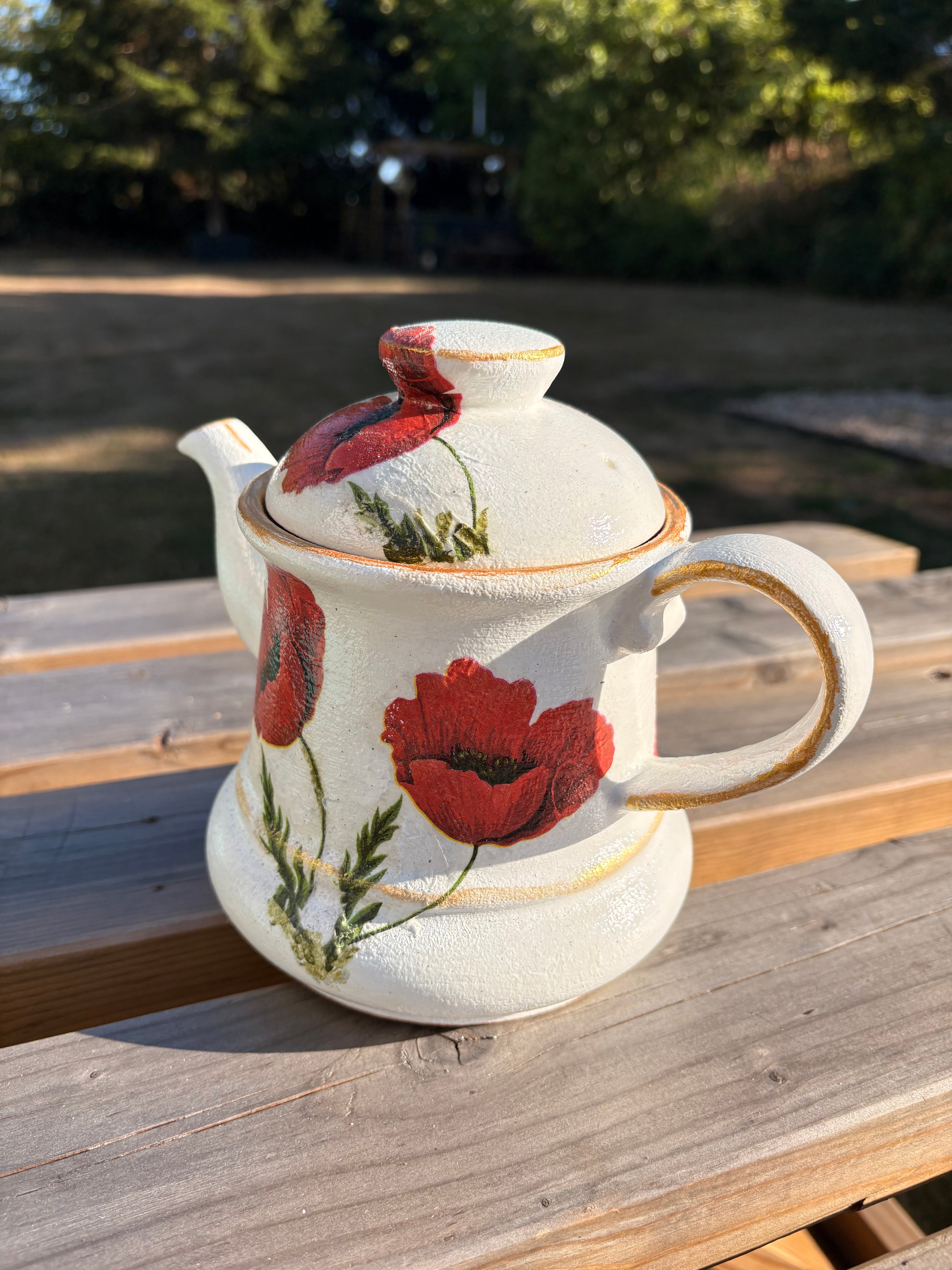 Poppy Teapot – One of a Kind