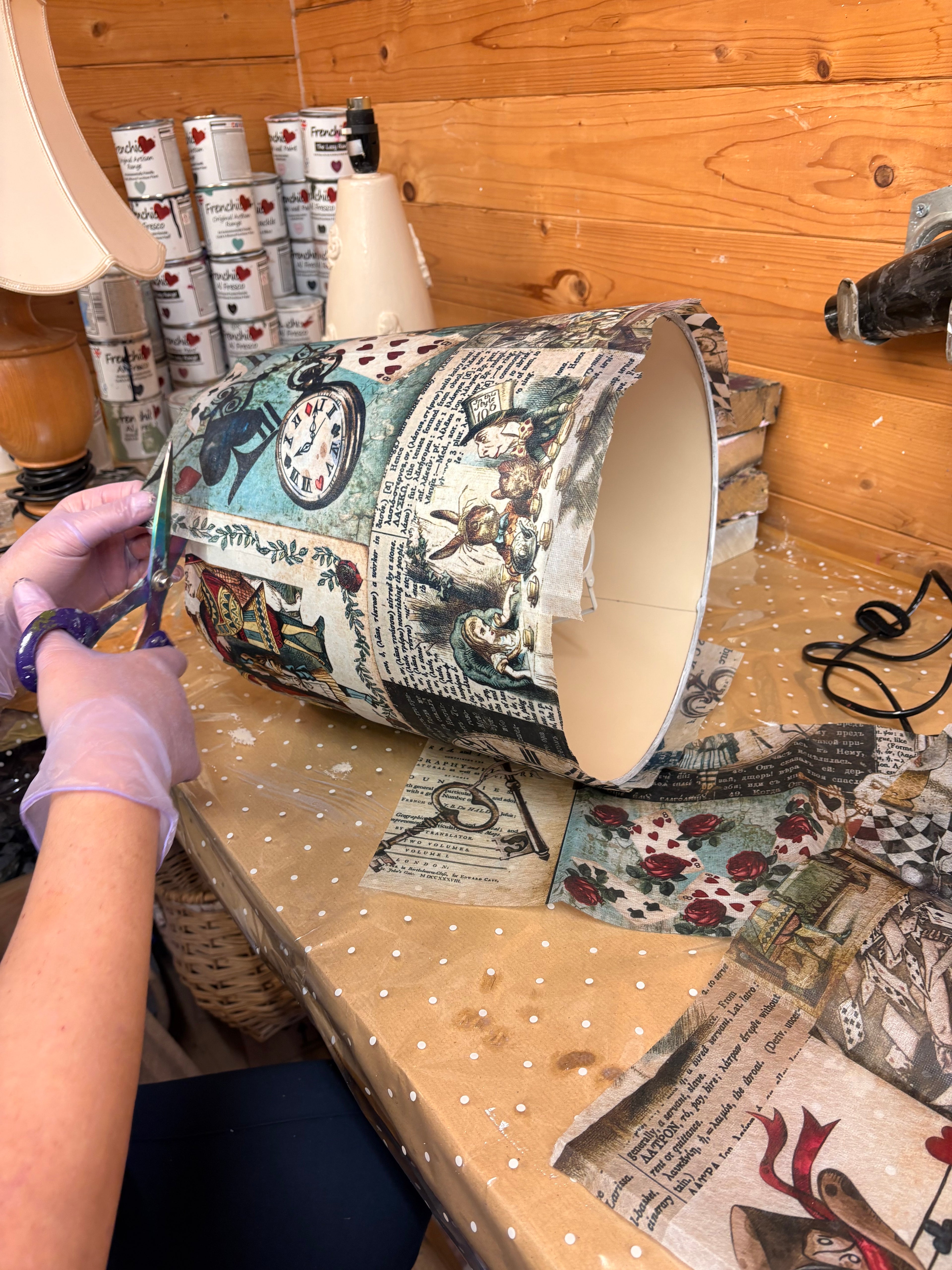 Lamp Up-Cycling Masterclass - Full Day Sunday 24th May 10-30am - 4.30/5pm approx