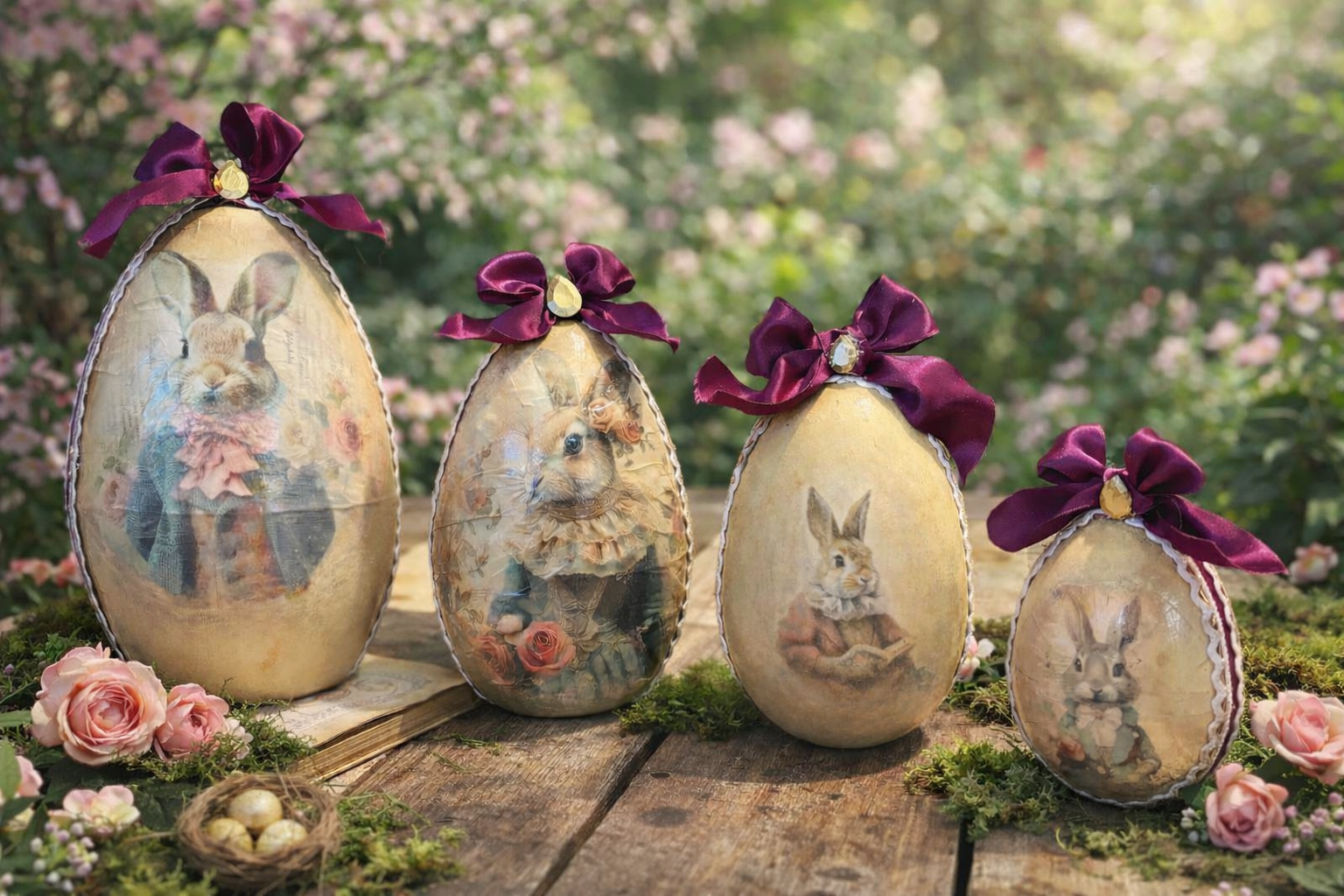 The Storybook Bunny Collection 🐇✨ Decorative Eggs!
