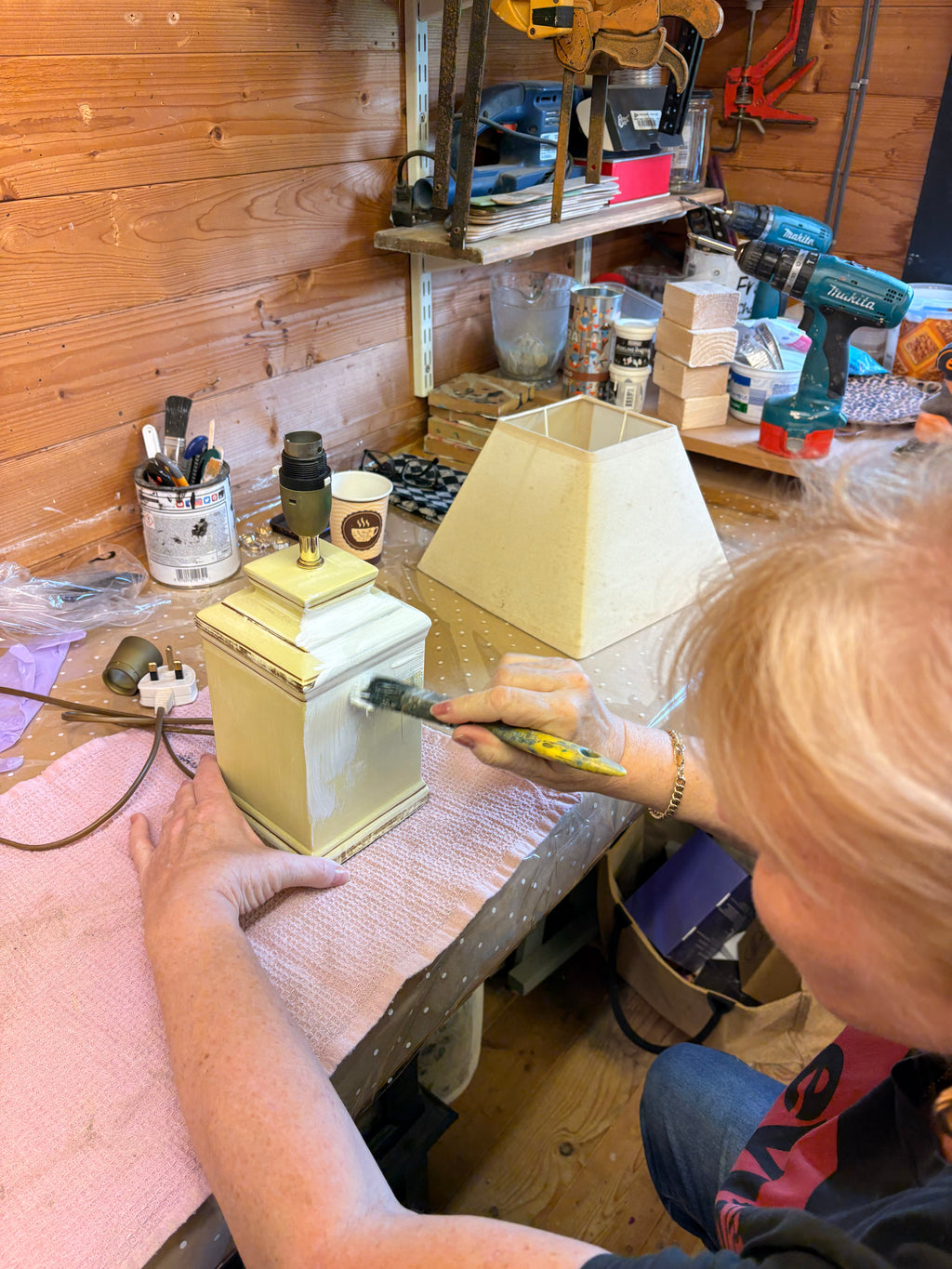 Lamp Up-Cycling Masterclass - Full Day Sunday 24th May 10-30am - 4.30/5pm approx