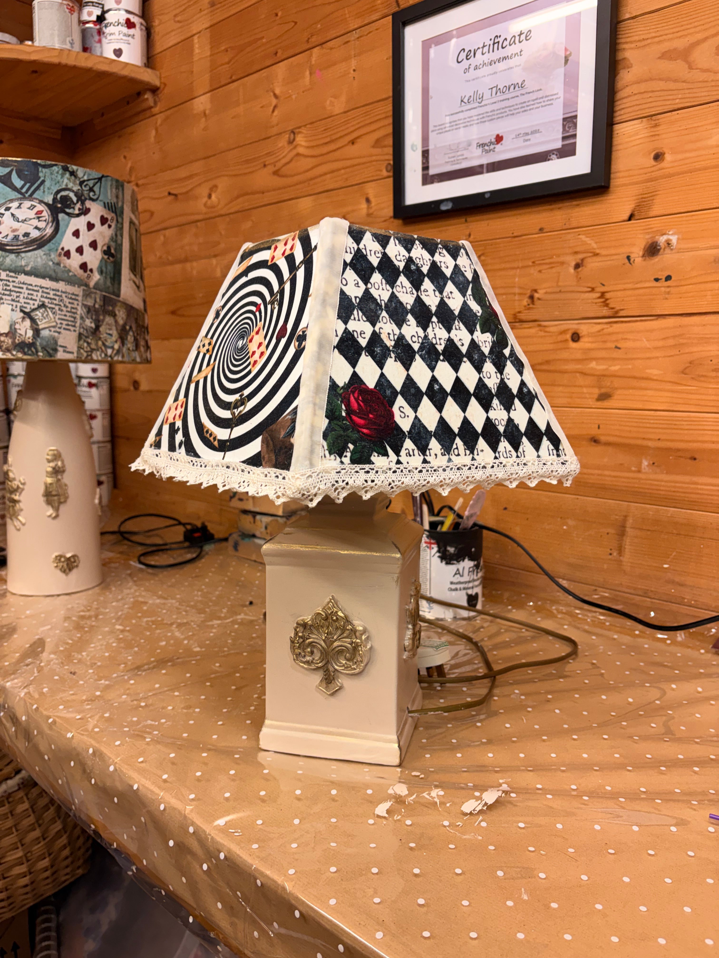 Lamp Up-Cycling Masterclass - Full Day Sunday 24th May 10-30am - 4.30/5pm approx