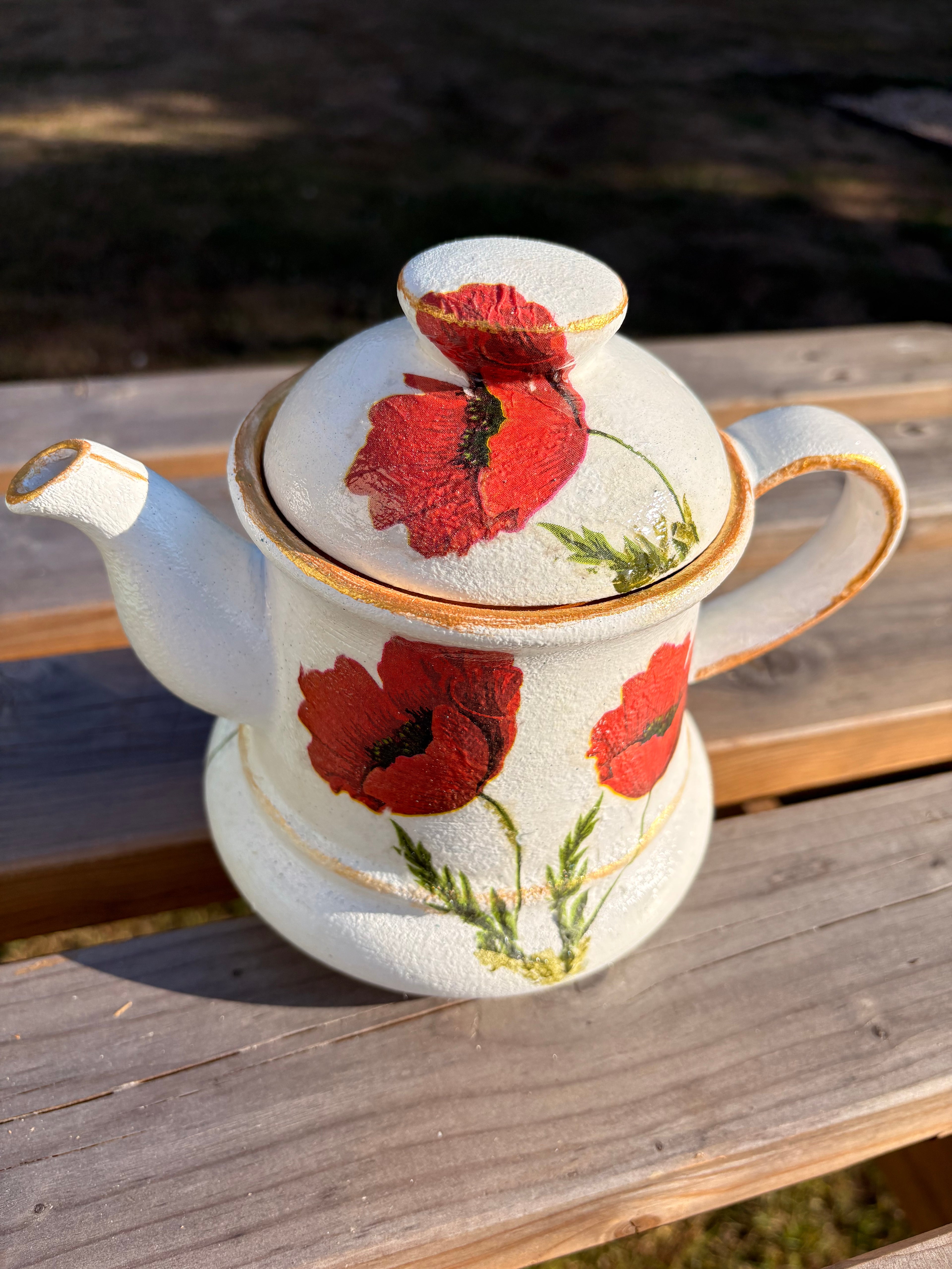 Poppy Teapot – One of a Kind