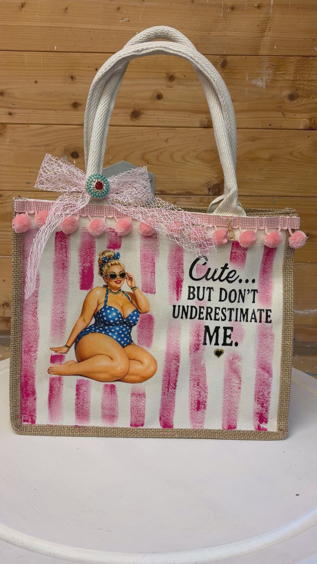 Cute But Don’t Underestimate Me Tote Bag
